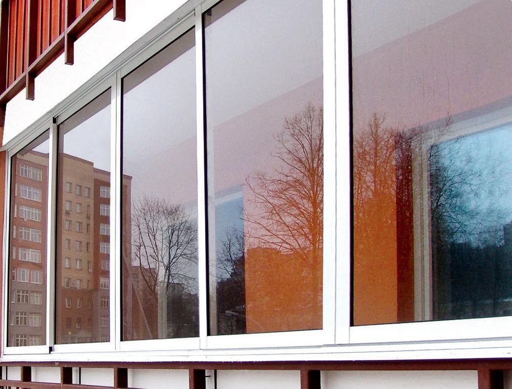 Холодное остекление балкона и лоджий из алюминиевого профиля  - компания Пластстрой